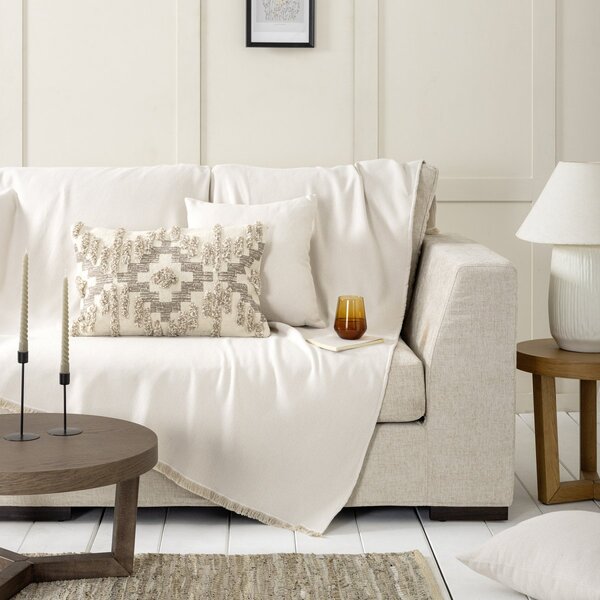 Διακοσμητική Μαξιλαροθήκη (45x45) Nima Living Iris L.Beige