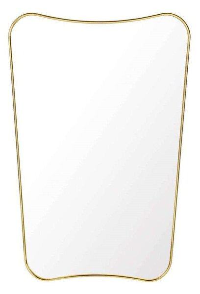 GUBI - F.A. 33 Gio Ponti Wall Mirror 54X80 Polished Brass GUBI