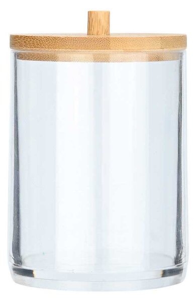 Δοχείο Για Δίσκους Ντεμακιγιάζ (Φ7x12) Homely Bamboo Essentials 02-17651