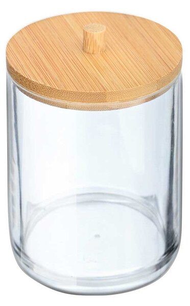 Δοχείο Για Δίσκους Ντεμακιγιάζ (Φ7x12) Homely Bamboo Essentials 02-17651