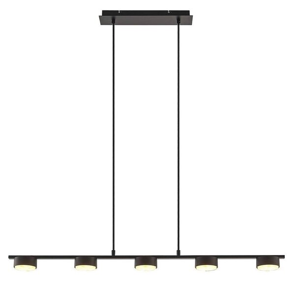 Lindby - Kaylou 5 Pendant Black -Lindby