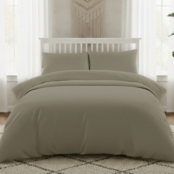 Ζεύγος Μαξιλαροθήκες (53x72) Melinen Lavish Satin Olive/Grey