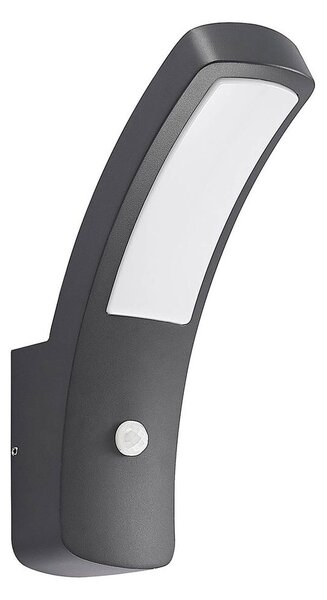 Lindby - Moshe Outdoor Wall Lamp w/Sensor Dark Grey Lindby