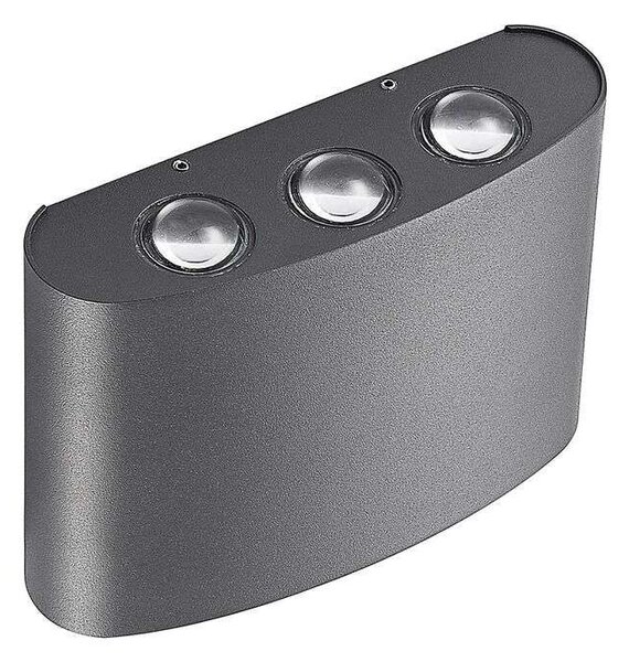 Lindby - Gatlin 6 Outdoor Wall Lamp Dark grey Lindby