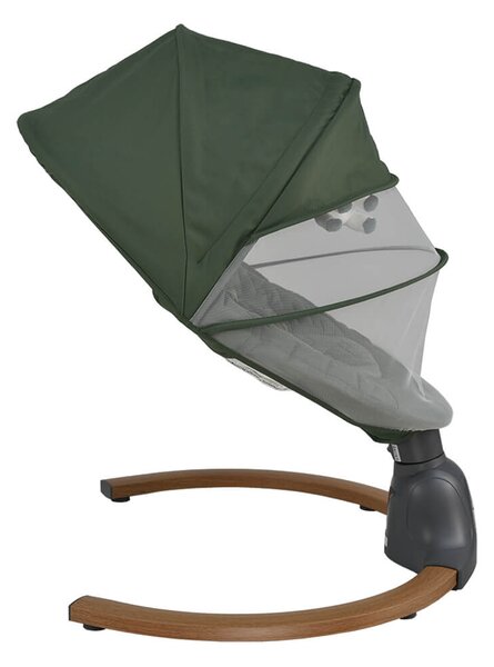 Ηλεκτρικό Ρηλάξ Με Μουσική (0+ Μηνών/Έως 9kg) Bebe Stars Fluffy Forest Green 257-176