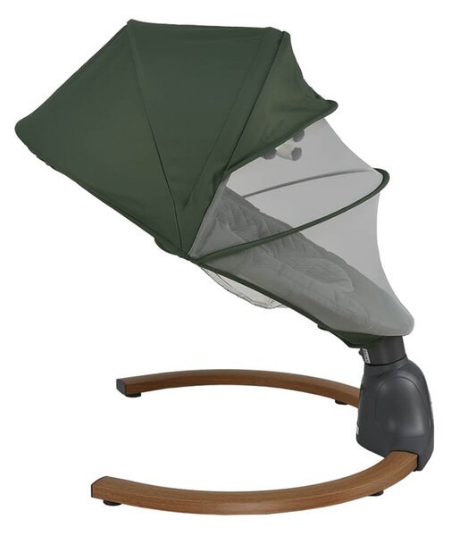 Ηλεκτρικό Ρηλάξ Με Μουσική (0+ Μηνών/Έως 9kg) Bebe Stars Fluffy Forest Green 257-176