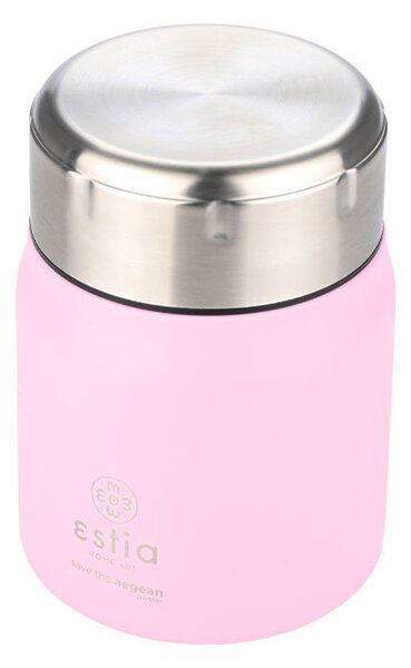 Θερμός Φαγητού 500ml & Κουτάλι Estia Save The Aegean Blossom Rose 01-21665