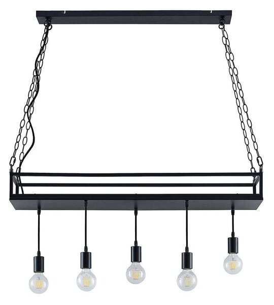 Lindby - Kirista 5 Pendant Black Lindby