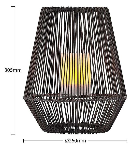 Lindby - Kaati Hλιακα φωτιστικα LED Ø26 Μαύρο Lindby