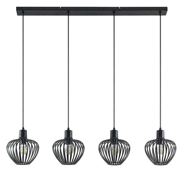 Lindby - Deandre 4 Pendant Black Lindby