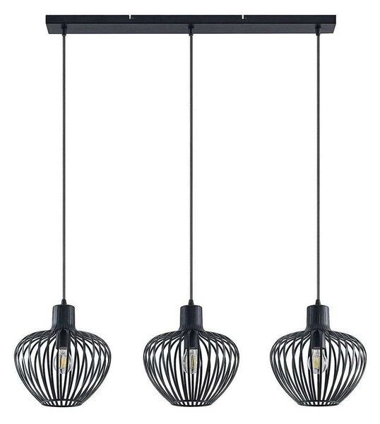 Lindby - Deandre 3 Pendant Black Lindby