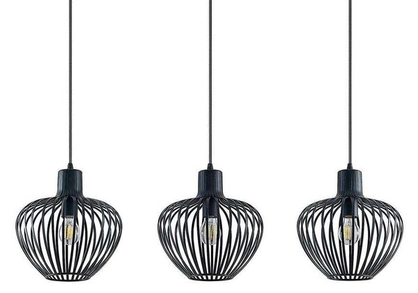 Lindby - Deandre 3 Pendant Black Lindby