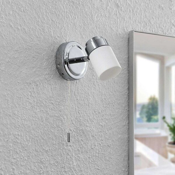 Lindby - Aikaterini Wall Lamp Chrome Lindby