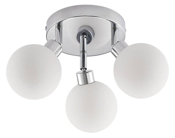 Lindby - Zaniba 3 Round Ceiling Lamp Chrome Lindby