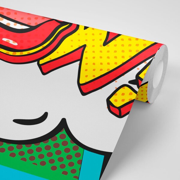Αυτοκόλλητη ταπετσαρία σε στυλ pop art - WOW!