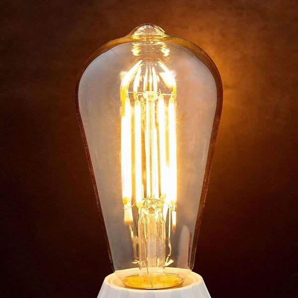 Lindby - Λαμπτήρας LED 6W (500lm) Edison E27 Amber Lindby