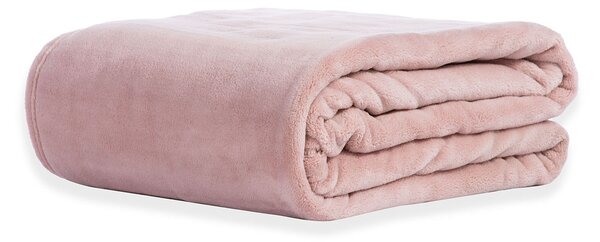 Κουβέρτα Fleece Μονή (160x220) Nef-Nef Homeware Cosy Pink