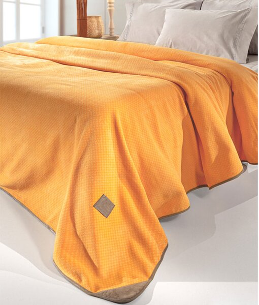 Κουβέρτα Fleece Υπέρδιπλη (230x250) Guy Laroche Polar Mango