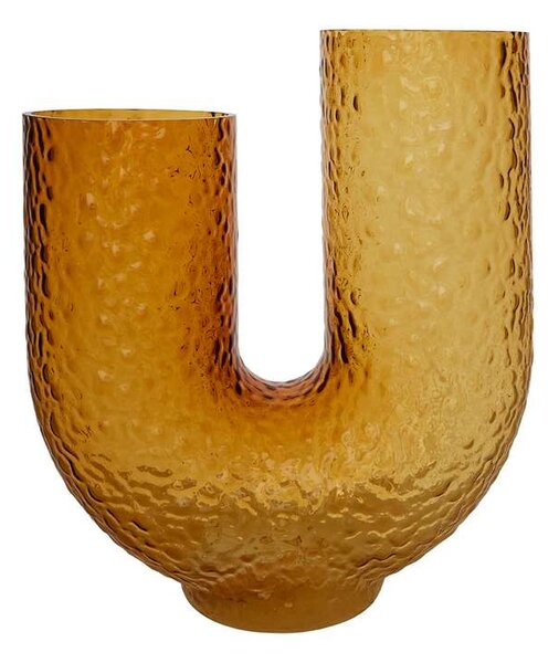 AYTM - Arura High Glass Vase Κεχριμπάρι AYTM