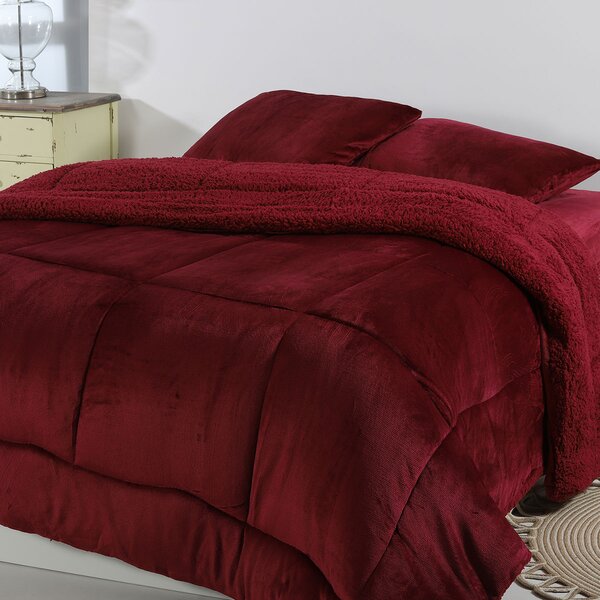 Κουβερτοπάπλωμα Μονό (160x220) Silk Fashion Solid Burgundy
