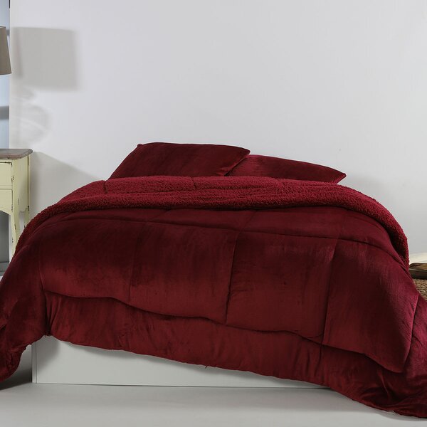Κουβερτοπάπλωμα Μονό (160x220) Silk Fashion Solid Burgundy