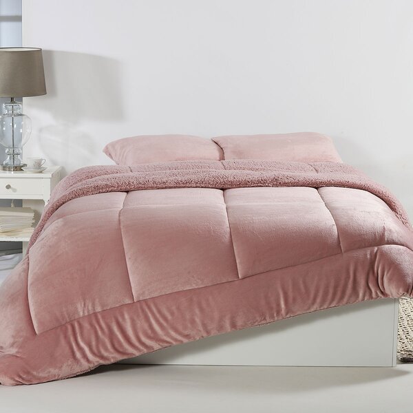 Κουβερτοπάπλωμα Μονό (160x220) Silk Fashion Solid Old Rose