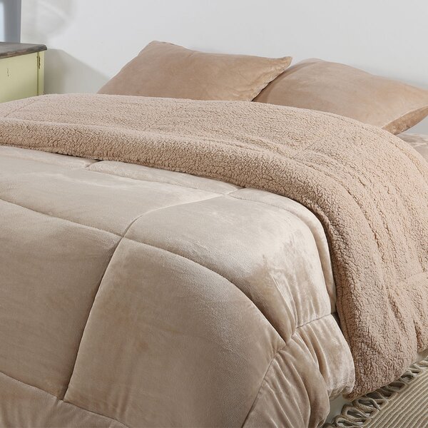 Κουβερτοπάπλωμα Μονό (160x220) Silk Fashion Solid L.Brown