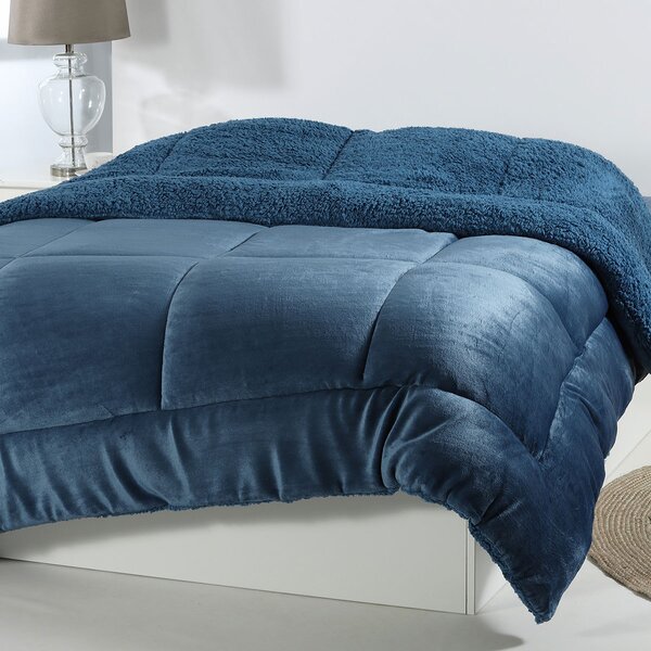 Κουβερτοπάπλωμα Μονό (160x220) Silk Fashion Solid Navy