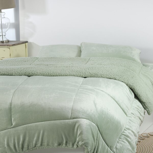 Κουβερτοπάπλωμα Μονό (160x220) Silk Fashion Solid L.Green