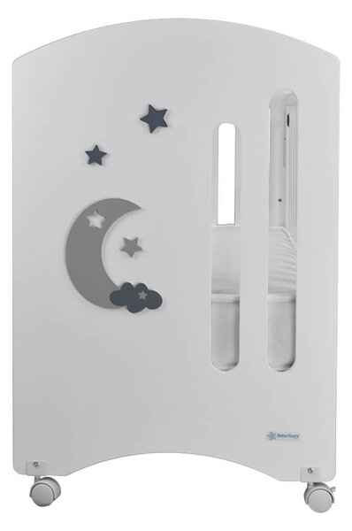 Κούνια (60x130) Bebe Stars Azure White 450-02
