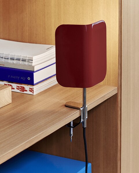 HAY - Apex Clip Lamp Maroon Red HAY