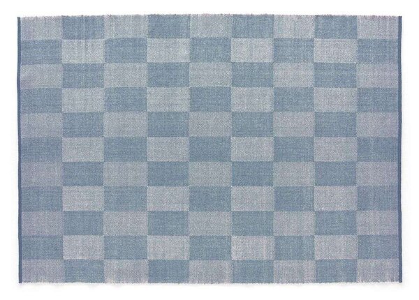 HAY - Check Rug Small Check 170x240 Light Blue HAY