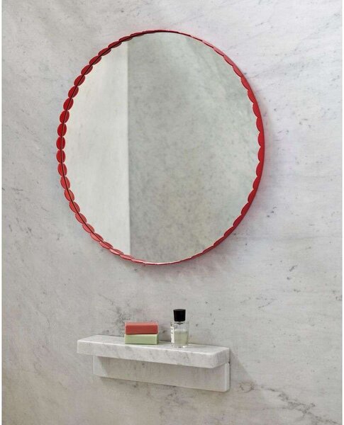 HAY - Arcs Mirror Round Red HAY