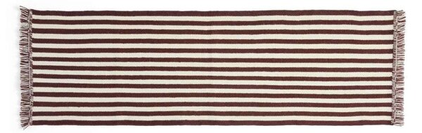 HAY - Stripes and Stripes Wool Rug 200x60 Cream HAY