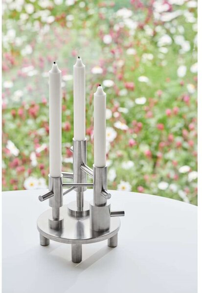 Fritz Hansen - Candleholder Large Stainless Steel Fritz Hansen