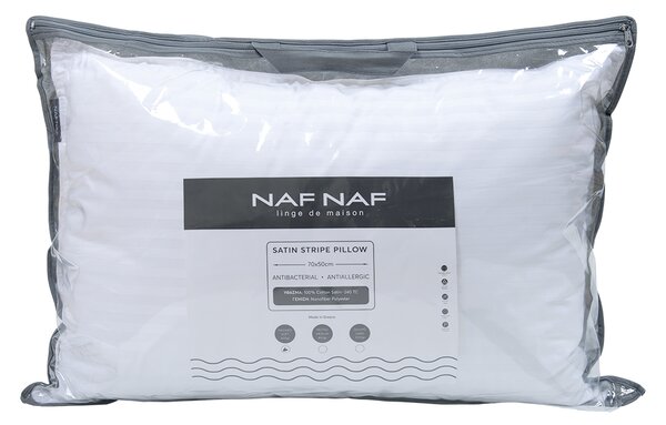 Μαξιλάρι Ύπνου Μαλακό (50x70) Naf-Naf Cottonsatin Hollowfiber 3D