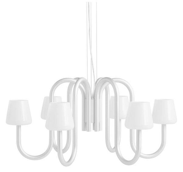 HAY - Apollo 745 Chandelier Alu/White Opal HAY