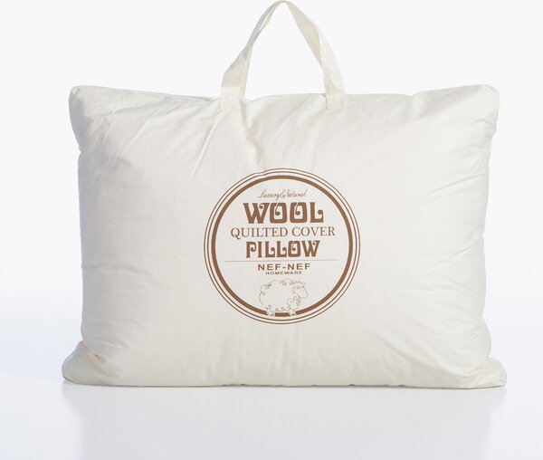 Μαξιλάρι Ύπνου Σκληρό (50x70) Nef-Nef Homeware Wool Quilted Pillow Hollowfiber