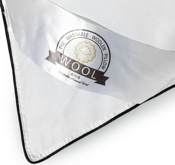 Μαξιλάρι Ύπνου Σκληρό (50x70) La Luna Wool Natural Μάλλινο