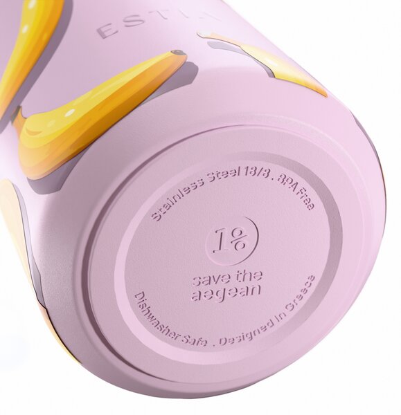 Μπουκάλι Θερμός 500ml Estia Save The Aegean Flow Banana Mood 01-42172