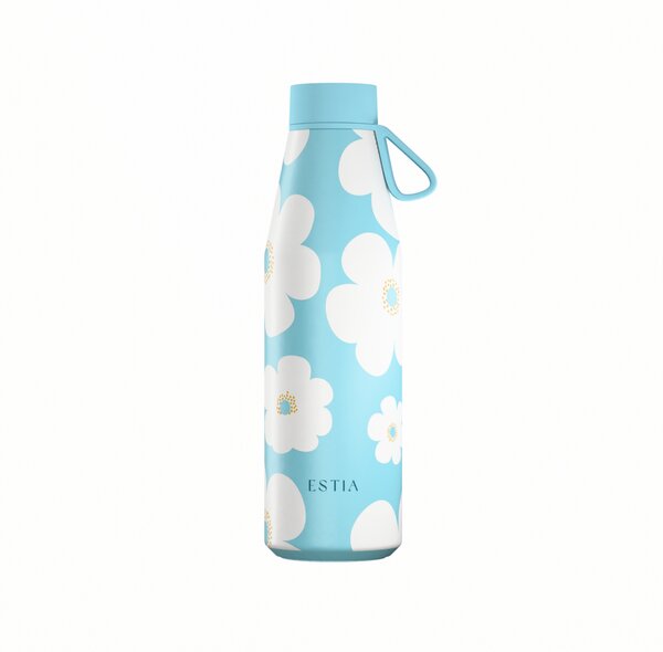 Μπουκάλι Θερμός 500ml Estia Save The Aegean Flow Blue Daisy 01-42189