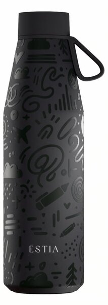 Μπουκάλι Θερμός 500ml Estia Save The Aegean Flow Noir Echo 01-42059