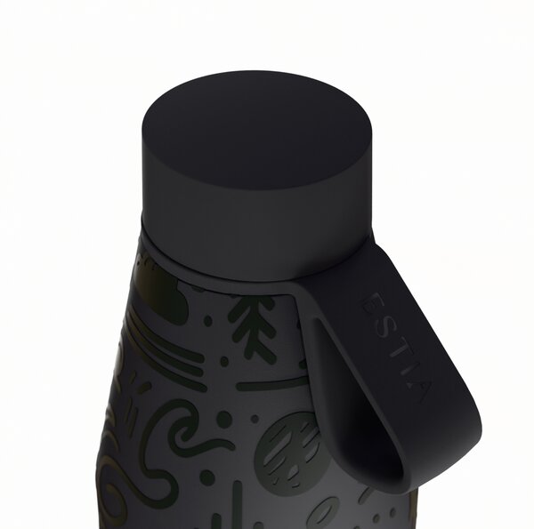 Μπουκάλι Θερμός 500ml Estia Save The Aegean Flow Noir Echo 01-42059