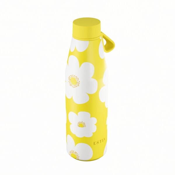 Μπουκάλι Θερμός 500ml Estia Save The Aegean Flow Yellow Daisy 01-42196