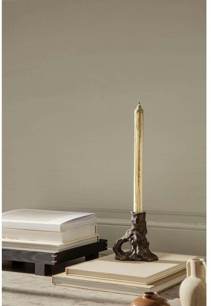 Ferm LIVING - Dito Candle Holder Single Dark Brown ferm LIVING