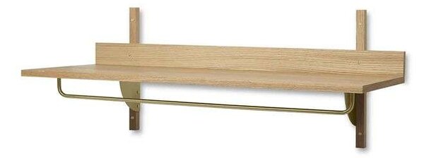 Ferm LIVING - Sector Rack Shelf Oak/Brass ferm LIVING