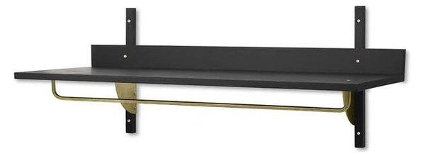 Ferm LIVING - Sector Rack Shelf Black Ash/Brass ferm LIVING