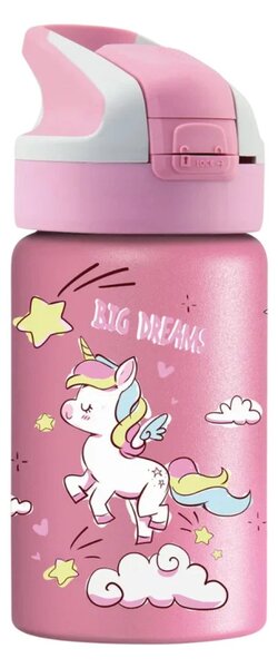 Παγούρι - Θερμός 350ml Με Καλαμάκι Laken Uni Dreams