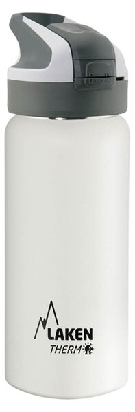 Παγούρι - Θερμός 500ml Με Καλαμάκι Laken Λευκό