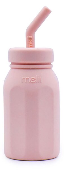 Παγούρι 230ml Με Καλαμάκι Melii Ροζ 20500